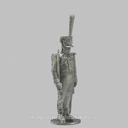 Сборная миниатюра из металла Обер-офицер гренадёрского полка 1808-1812 гг, 28 мм, Аванпост