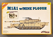 9141 К M1A1 w/Mine Plough 1/35 Dragon - фото