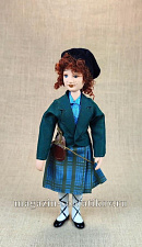 К054 Шотландия, Великобритания (мужской костюм). Куклы в костюмах народов мира DeAgostini