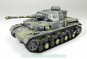 Масштабная модель в сборе и окраске Танк PANZER IV AUSF.F2 undentifled Unit, Russia 1943, Panzerstahl - фото