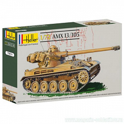 Сборная модель из пластика Танк AMX 13/105 1:72 Хэллер