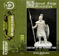 Сборная миниатюра из смолы Alemann 75 мм (1:24) Medieval Forge Miniatures (C-75-118) (C-75-118)