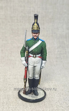 Миниатюра из олова Русский драгун Нежинского полка, 54 мм, Студия Большой полк - фото