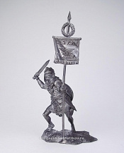 Миниатюра из олова 54039А СП Вексилларий XXIV легиона I-II в. н.э. Солдатики Публия - фото