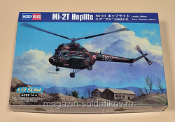 Сборная модель из пластика 87241 Вертолет Ми-2Т (1/72) Hobbyboss (QM-274) (QM-274 )