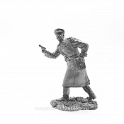 Миниатюра из олова Старший лейтенант РККА, 1944 г. 54 мм, Солдатики Публия - фото