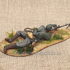 Германский пулеметчик 1941 год, 54 мм, Студия Большой полк (ИЛ1000.14.03.54) (ИЛ1000.14.03.54)