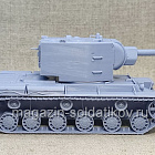Советский тяжёлый штурмовой танк КВ-2 3D 1/56 3Д Корнукопия (552-022) (552-022)