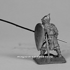 Сборная фигура из металла Атакующий русский копейщик XIII в., 28 мм, Figures from Leon (L018) (L018)