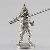 Сборная миниатюра из металла Пикинер, стоящий 28 мм, Аванпост - фото