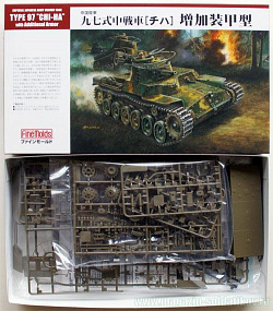 Сборная модель из пластика Танк IJA medium tank type97 «Chi-Ha»l with additional armor, 1:35, FineMolds