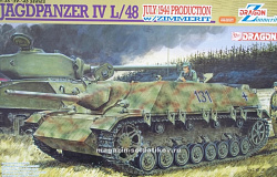 Сборная фигура из пластика Д Самоходка Jagdpanzer IV L48 (1/35) Dragon (6369) (6369)