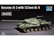 Сборная модель из пластика Советский ИС-3 с 122мм орудием БЛ-9 1:72 Трумпетер - фото