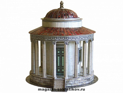 « Храм Весты в Тиволи». Сборная модель из картона. Масштаб НО 1/87, Умбум