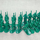 Солдатики из пластика Русские гренадеры 1812 года (темно-зелёные), набор №1, 1:32, Уфимский солдатик