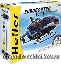 Сборная модель из пластика Вертолет ЕС-145 Жандармерия 1:72 Хэллер