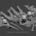 Сборная фигура из смолы Пулемётная расчёт РККА с пулемётом ДС-39. 1941 г. 1941, SOGA miniatures (SOGA-23) (SOGA-23 )