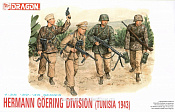 Сборные фигуры из пластика Д Дивизия Германа Геринга (Tунис 1943) (1/35) Dragon - фото