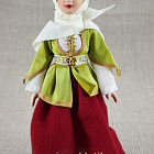 Кукла в азербайджанском праздничном костюме №32
