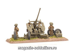 Сборная модель из пластика Bofors 40mm gun (x2) (15mm) Flames of War (BR540) (BR540)