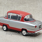 НАМИ-050 «Белка» 1955 г. серебристый с красным, Автолегенды СССР №115 (АС115) (АС115)