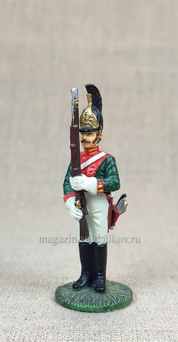 №20 - Рядовой лейб-гвардии Драгунского полка в парадной форме, 1812 г.