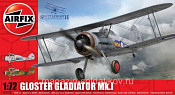 Сборная модель из пластика А Самолет Gloster Gladiator (1:72) Airfix - фото