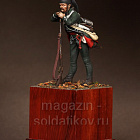 Сборная фигура из смолы SM 5405 Рядовой Свободного корпуса фон Клейста. Пруссия. 1756-1763, 54 мм, SOGA miniatures (SM-5405) (SM-5405)