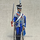 Миниатюра из олова Русский гусар Гродненского полка 1812-15 гг., 54 мм, Студия Большой полк (ИЛ2298.10.02.54) (ИЛ2298.10.02.54)