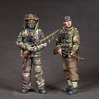 Сборная фигура из смолы SM 3619 Британские снайперы, 1:35, SOGA miniatures