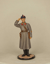 Миниатюра в росписи Лейтенант пехоты РККА. 1941 г. СССР, 1:32, Сибирский партизан. - фото