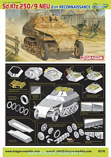 Сборная модель из пластика Д Бронемашина Sd.Kfz. 250/9 NEU (1/35) Dragon - фото