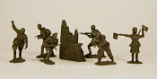Солдатики из мягкого резиноподобного пластика Конец войны (6+1 шт) 54 мм, Солдатики Публия - фото