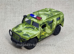 ГАЗ-Тигр инерционный (вне масштаба) Технопарк (Q540-0085) (Q540-0085)