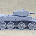 Советский танк БТ-7А 3D 1/56 3Д Корнукопия (552-020) (552-020)