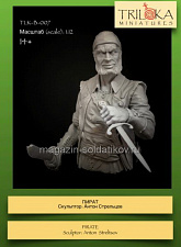 Сборная миниатюра из смолы Пират 1:12, TRILOKA MINIATURES - фото
