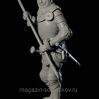 Сборная миниатюра из смолы Рыцарь Азенкура 75 мм (1:24) Medieval Forge Miniatures (C-75-115) (C-75-115)