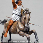 Сборная фигура из металла Numidian Horseman, 54 мм, Alive history miniatures