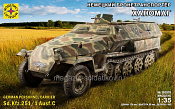 Сборная модель из пластика Немецкий бронетранспортер Hanomag (1:35) Моделист - фото