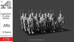 Сборные фигуры из смолы Легионеры в кольчугах, 1:72, Alex miniatures (А82) (А82)