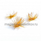 Кочки травы неоновые, оранжевые / 12мм / 25шт. DASmodel