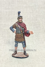 Миниатюра из олова Офицер римской конницы, конец II-начало III века, 54 мм, Студия Большой полк - фото