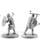 Сборная миниатюра из смолы Русь, набор №3, 4 фигуры, 28 мм, V&V miniatures