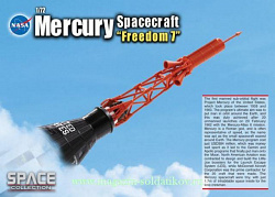 Д Космический аппарат NASA Mercury spacecraft «Freedom 7» (1/72) Dragon