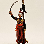 Миниатюра из олова Мамелюк с бунчуком. Франция, 1806-14 г, Студия Большой полк (ИЛ0467.12.03.54) (ИЛ0467.12.03.54)