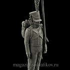 Сборная миниатюра из смолы Рядовой морского батальона, Франция 1812 г. 75 мм, HIMINI (HI-75-036) (HI-75-036)