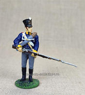 №51 - Мушкетер 2-го прусского полка тяжелой пехоты, 1815 г. - фото