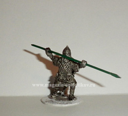 Пеший воин с копьём. 3-я линия, 28 мм Varang Miniatures (RMI-05) (RMI-05)
