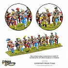 Сборные фигуры из пластика Набор миниатюр Landsknecht Missile Troops (hard plastic), 28 мм Warlord (202016003) (202016003)