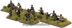 Миниатюра из металла French Company HQ with 2x81mm + 60mm mortars (15мм) Flames of War (FR701) (FR701)
